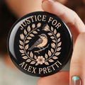 Justice for Alex Pretti Pin, Be Pretti Button, Activism Accessory, Protest Gear