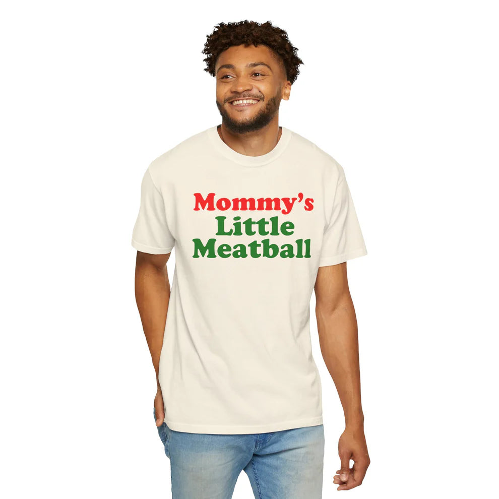 Mommy’s Little Meatball Shirt, Funny Cute Meme Tee, Gag Gift T-Shirt
