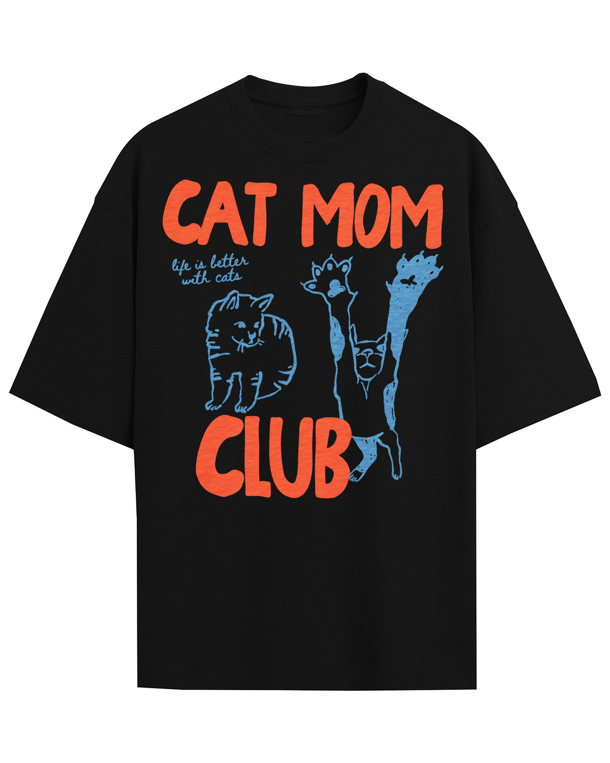 Cat Mom Club Shirt, Cat Mama Tee, Gift For Cat