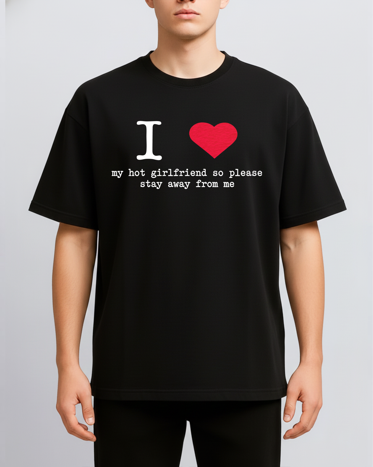 I Love My Hot Girlfriend Shirt, Relationship Quote Tee, Valentine Gift