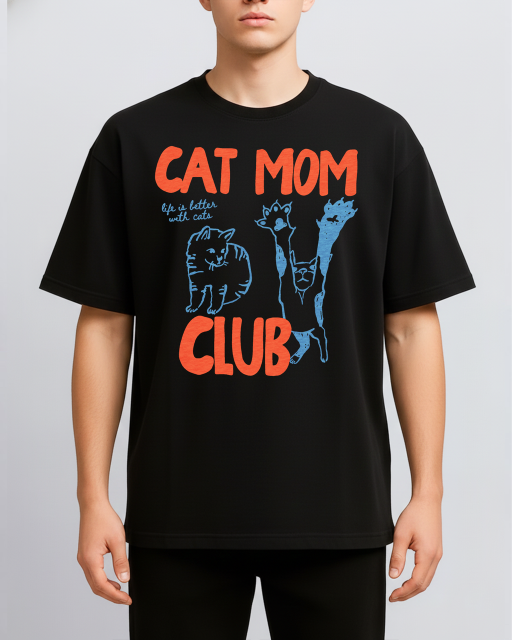 Cat Mom Club Shirt, Cat Mama Tee, Gift For Cat