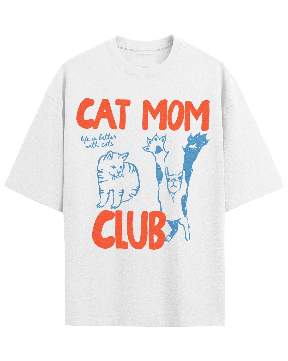 Cat Mom Club Shirt, Cat Mama Tee, Gift For Cat
