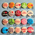 Build Your Own Button Bundle, Custom Pinback Button, Funny Edgy Badges