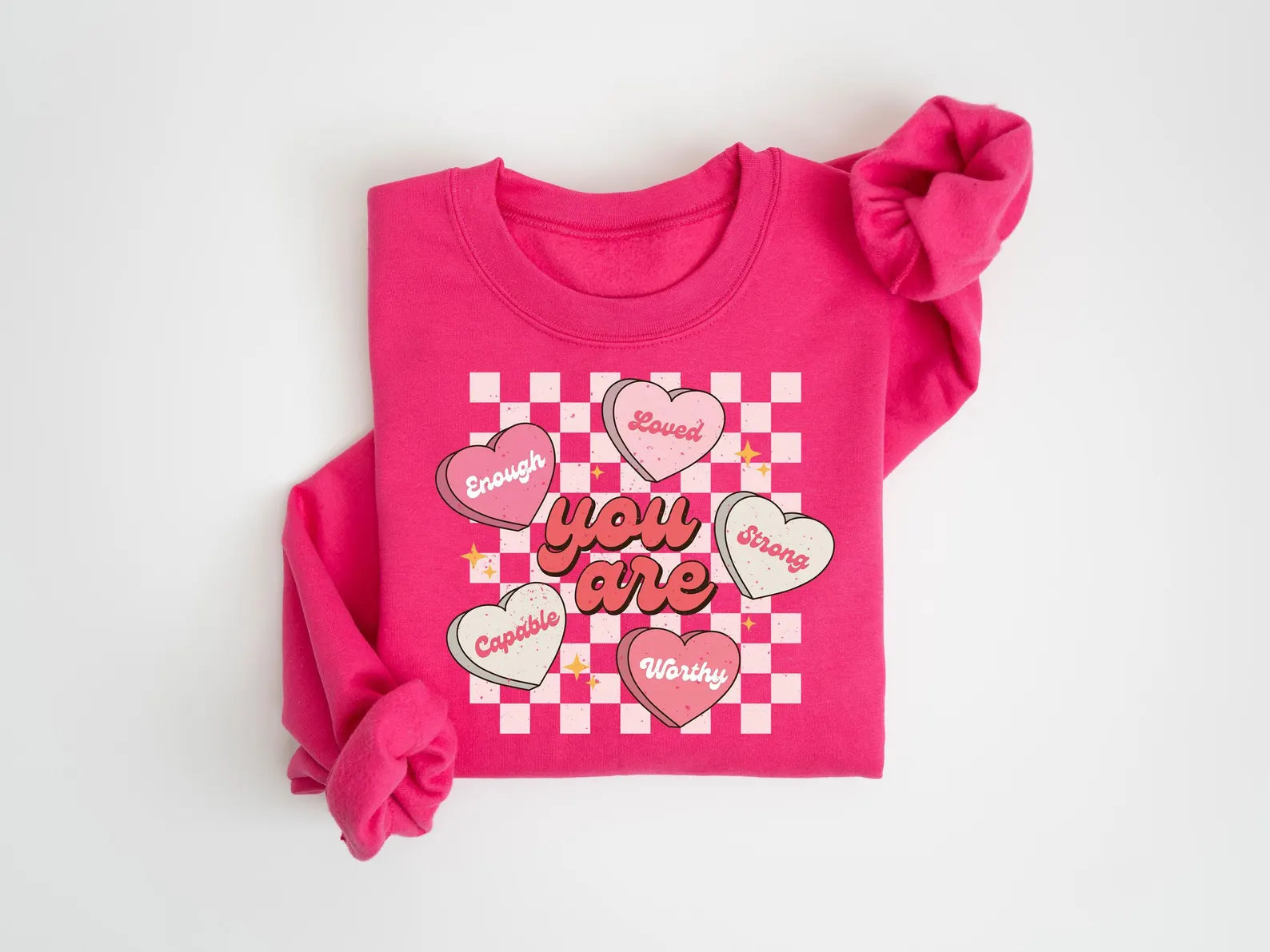 Retro Teacher Valentines Sweatshirt, Womens Heart Valentines Sweatshirt, Love Valentines Sweatshirt, Cute Valentines Day Gift