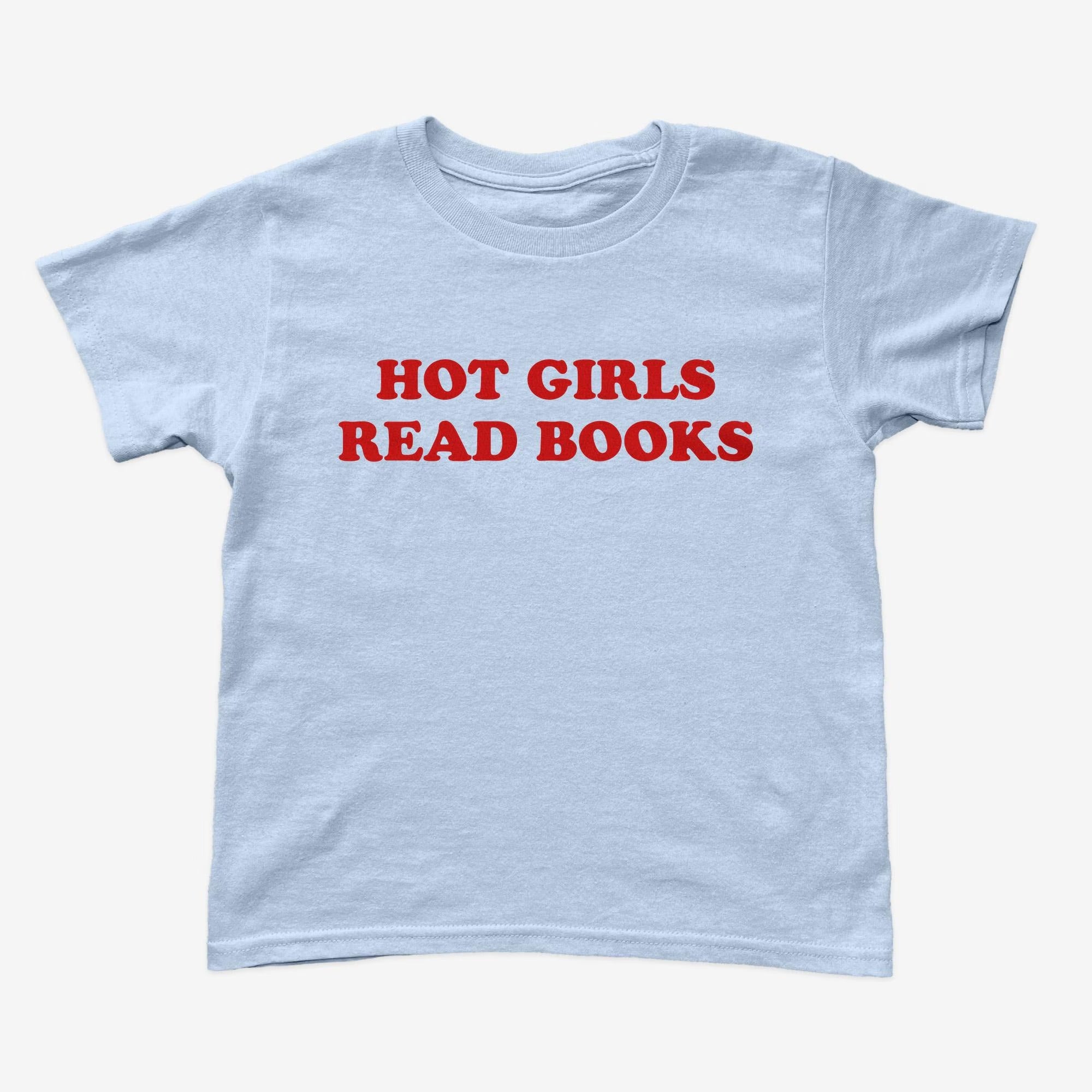 Hot Girls Read Books BabyTee, Book Lover TShirt