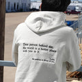 Embroidered Text Sweatshirt: Dear Person Behind Me Crewneck, Quote Sweater, Inspirational Aesthetic Gift