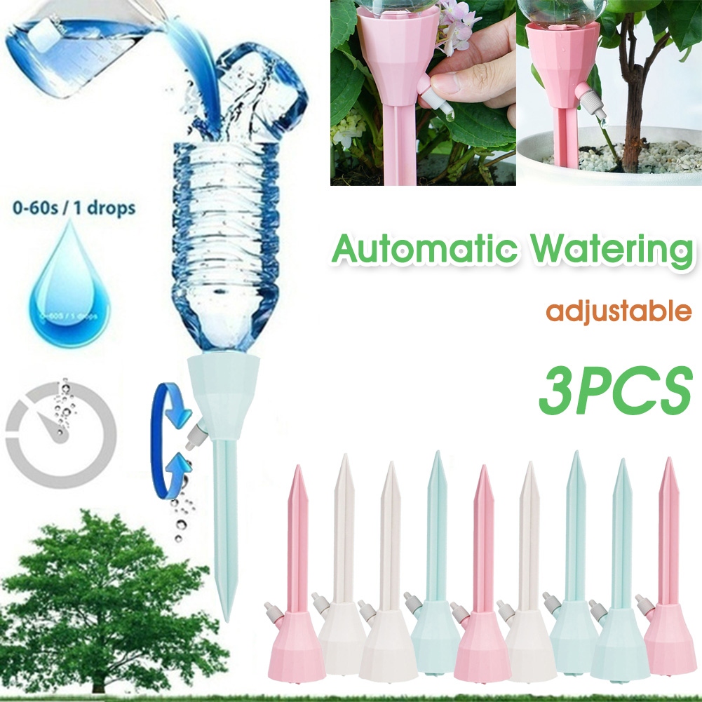 3Pcs Adjustable Drip Irrigation System Automatic Self Watering Spikes for Plants Indoor Outdoor Potted Plants Irrigation System - Image 4