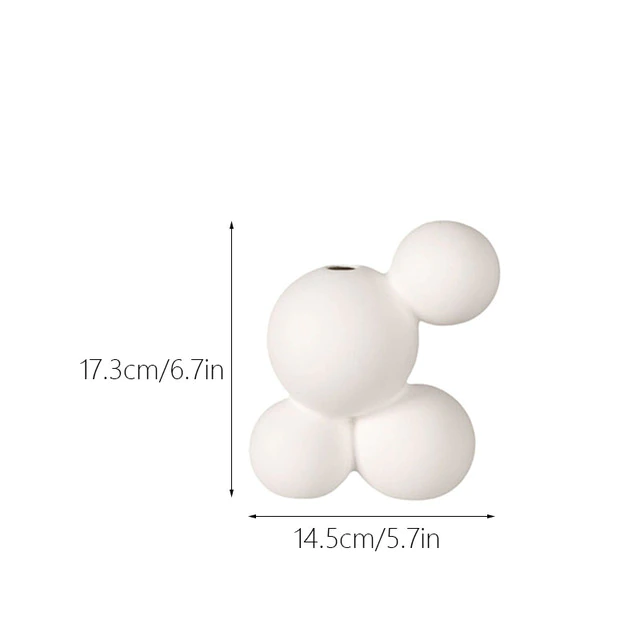 Balloon Vase INS Ceramic Flower Pot Nordic Pampas, Shape 2 - Image 2
