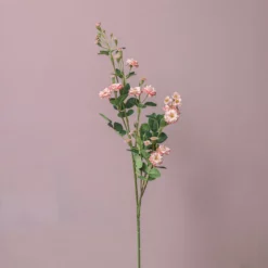 Long Branch Istic Small Rose Simulation Silk Flower Home Decoration