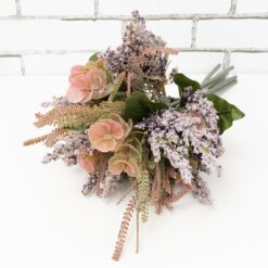 Beautiful High Quality Foam Artificial Lavender Flowers Bouquet Home Decoration