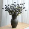 Beautiful 5 Heads Blue Artificial Dandelion Flower Home Decoration