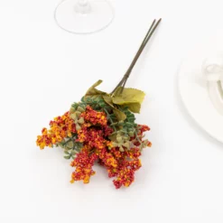 6pcs Spike Artificial Lavender Flowers Foam Bouquet Home Decoration