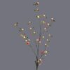 Pastoral Vivid Peach Blossom Bud Branch Tiny Silk Artificial Flowers Home Decoration
