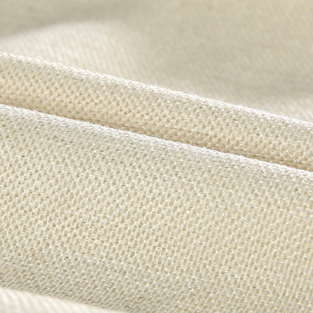 32x42cm Simple Morandi Plant Series White Linen Placemats, 2PCS/Set - Image 2