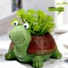 Resin Turtle Garden Flower Pot
