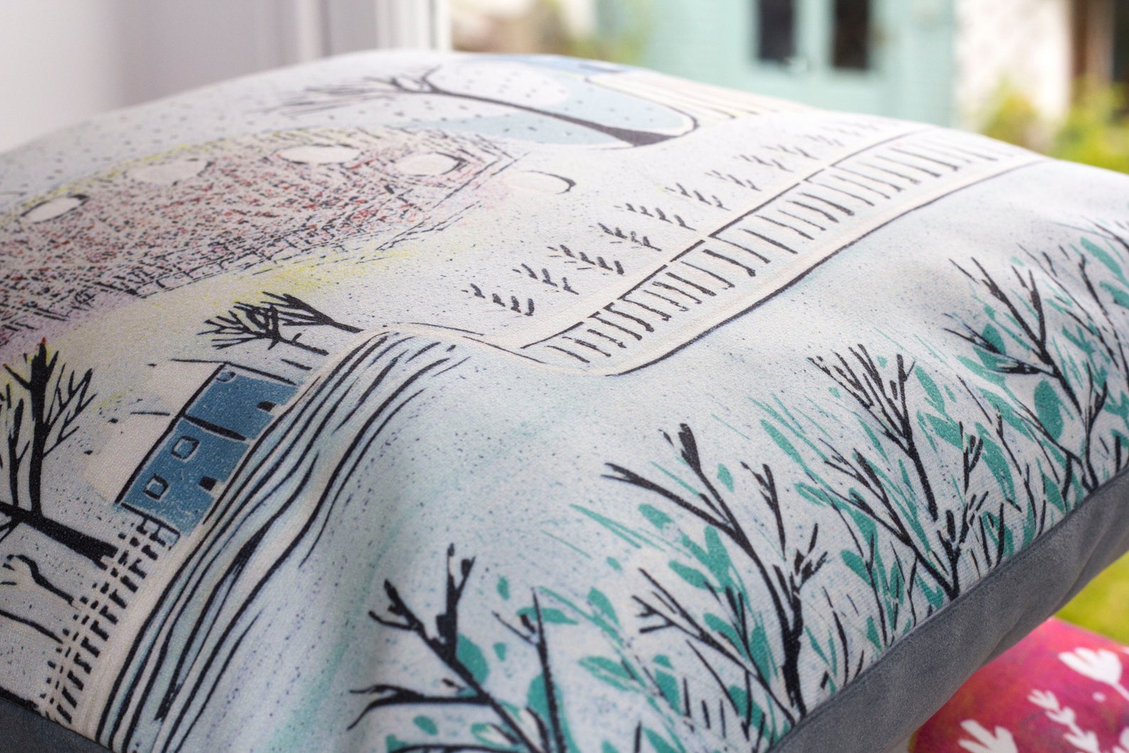 Winter Cushion Covers UK, Holiday Home Decor - Image 2