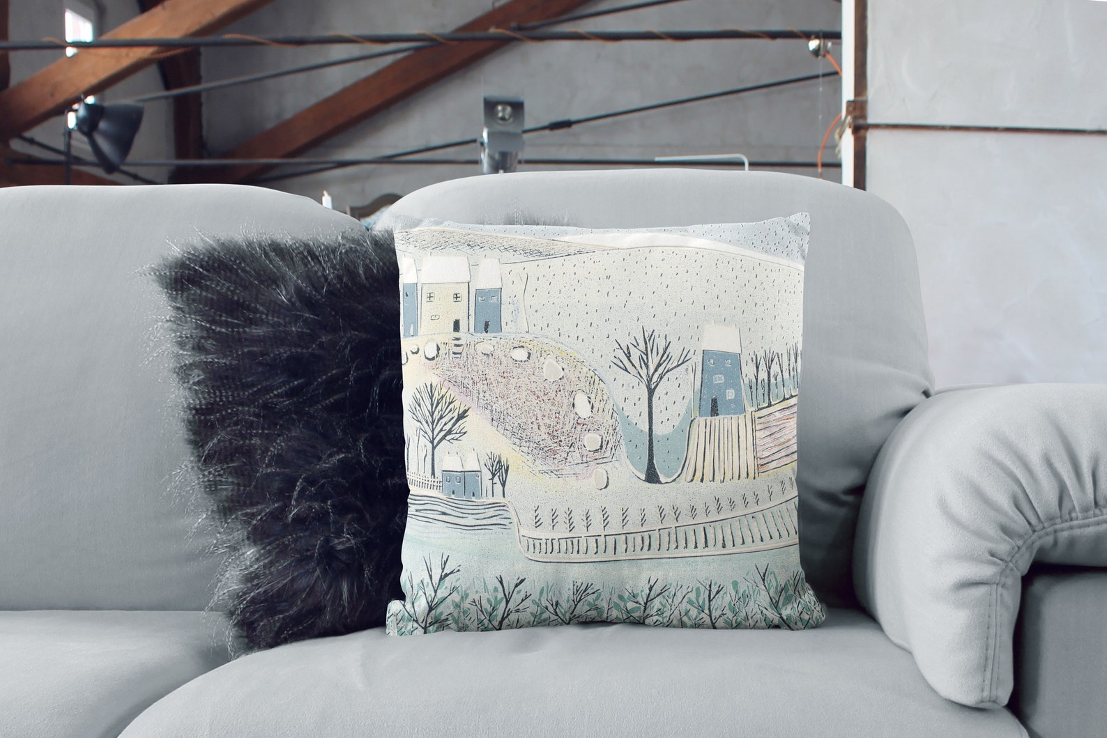 Winter Cushion Covers UK, Holiday Home Decor - Image 3