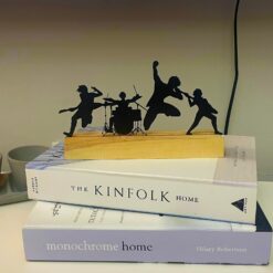 Modern Decor, Music Lover Decor, Rock n Roll Shelf Decor