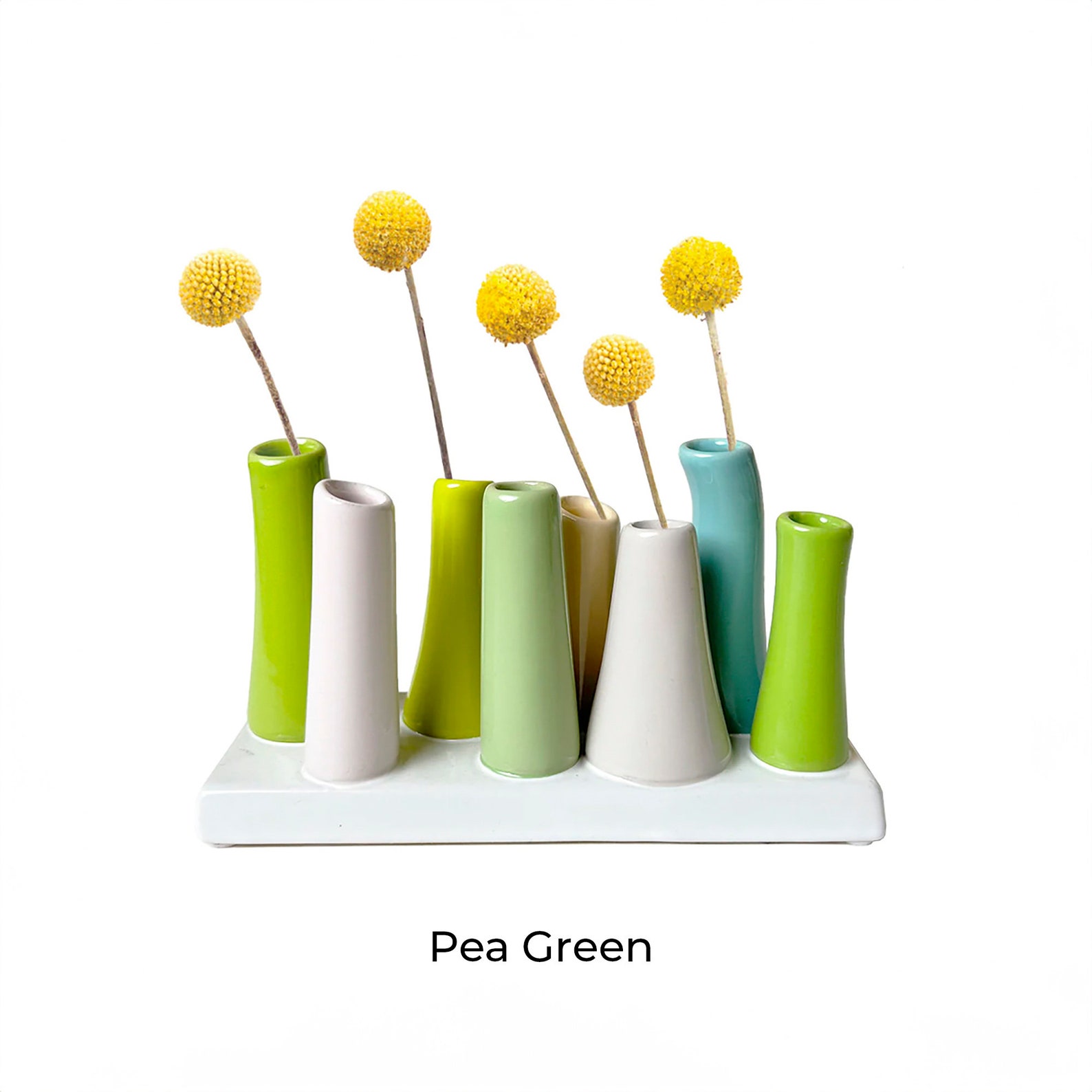 Pooley Unique Ceramic Bud Vase for Flowers - Image 5