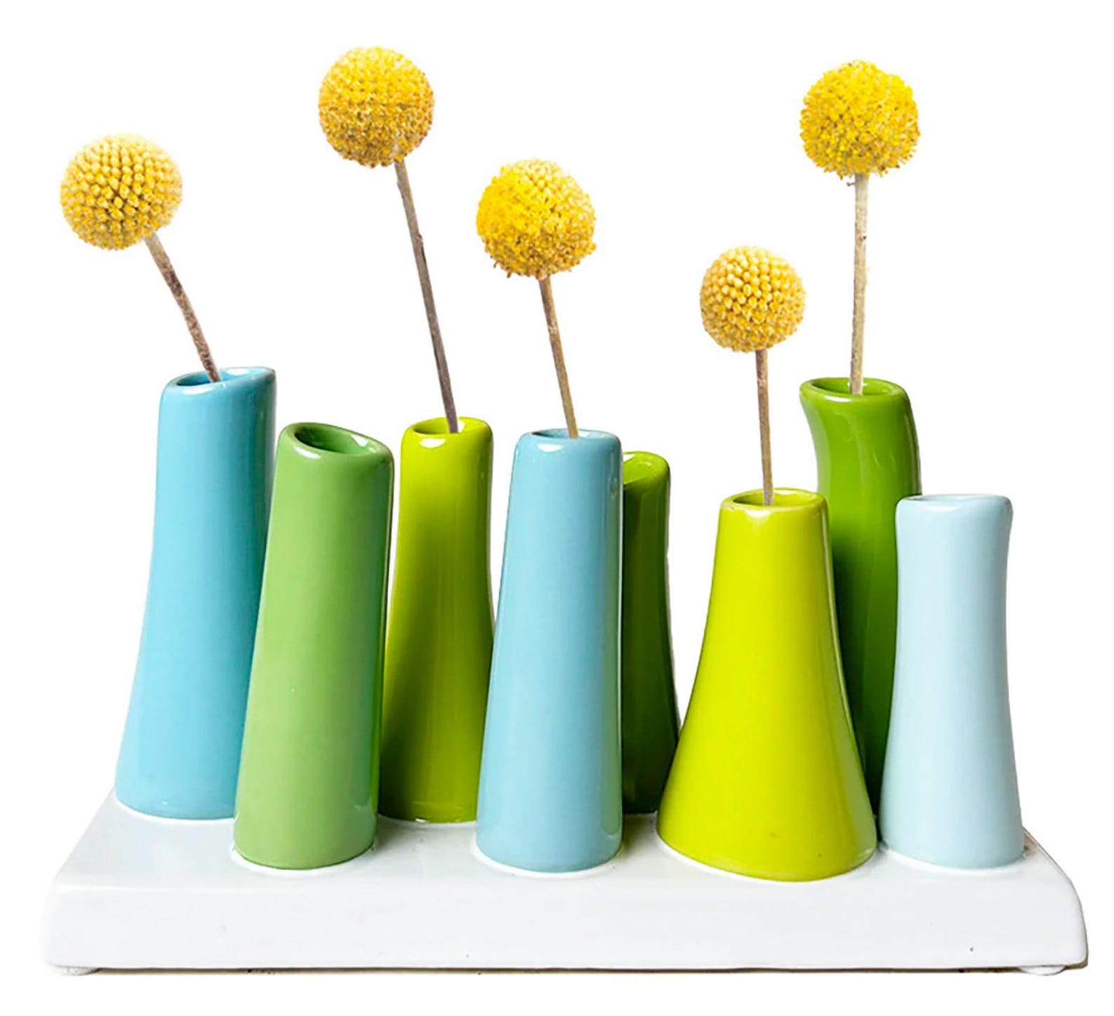 Pooley Unique Ceramic Bud Vase for Flowers